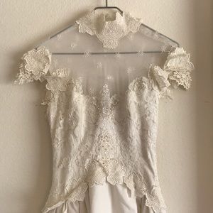Vintage Jessica McClintock wedding dress